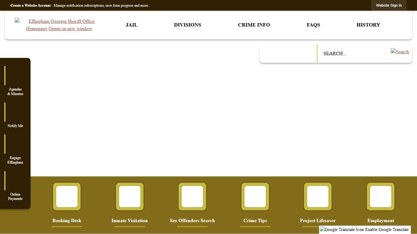 Sheriff | Effingham County, GA